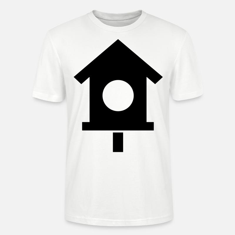 maison pour oiseaux - T-shirt bio CRAFTER Stanley Stella Unisexe - blanc