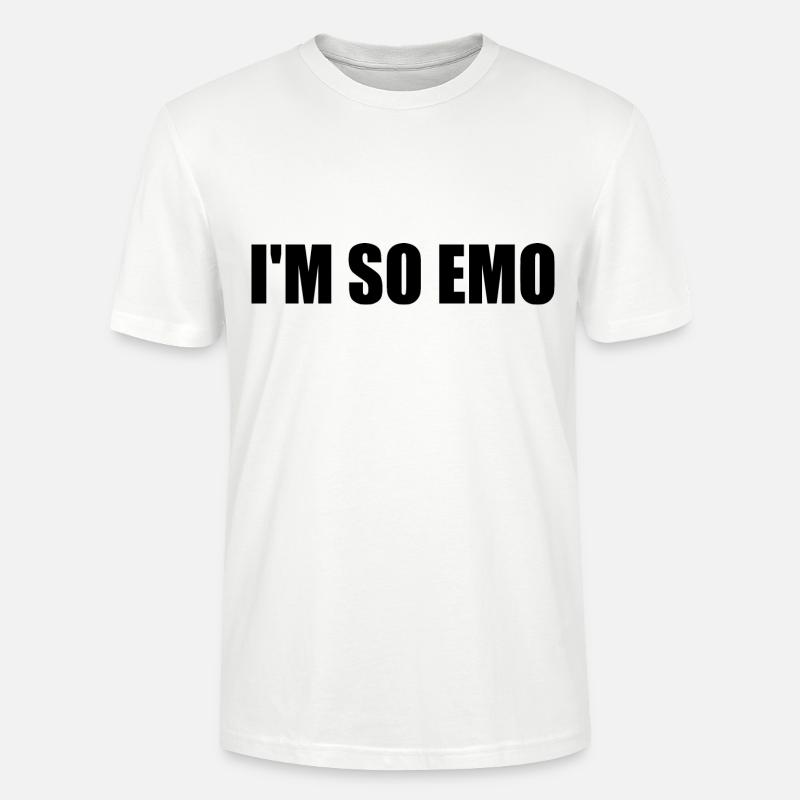 Im so emo - T-shirt bio CRAFTER Stanley Stella Unisexe - blanc