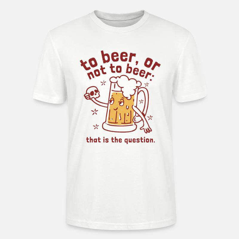 Bier oder nicht Bier - Stanley/Stella Unisex Bio-T-Shirt CRAFTER - Weiß