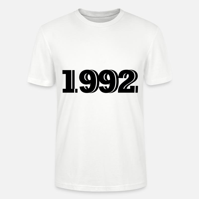 1992 Année de naissance - T-shirt bio CRAFTER Stanley Stella Unisexe - blanc