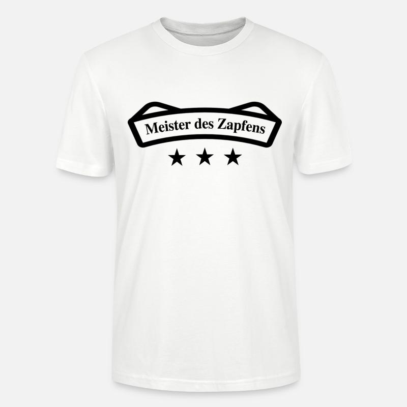 Le maître du cône ! - T-shirt bio CRAFTER Stanley Stella Unisexe - blanc
