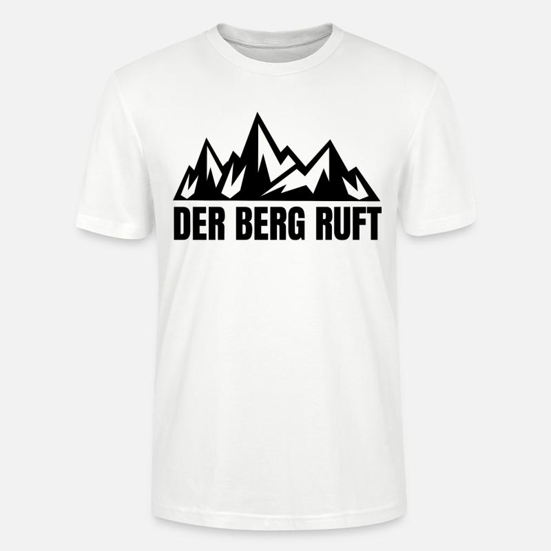 Der Berg ruft - Wander - Stanley/Stella Unisex Bio-T-Shirt CRAFTER - Weiß