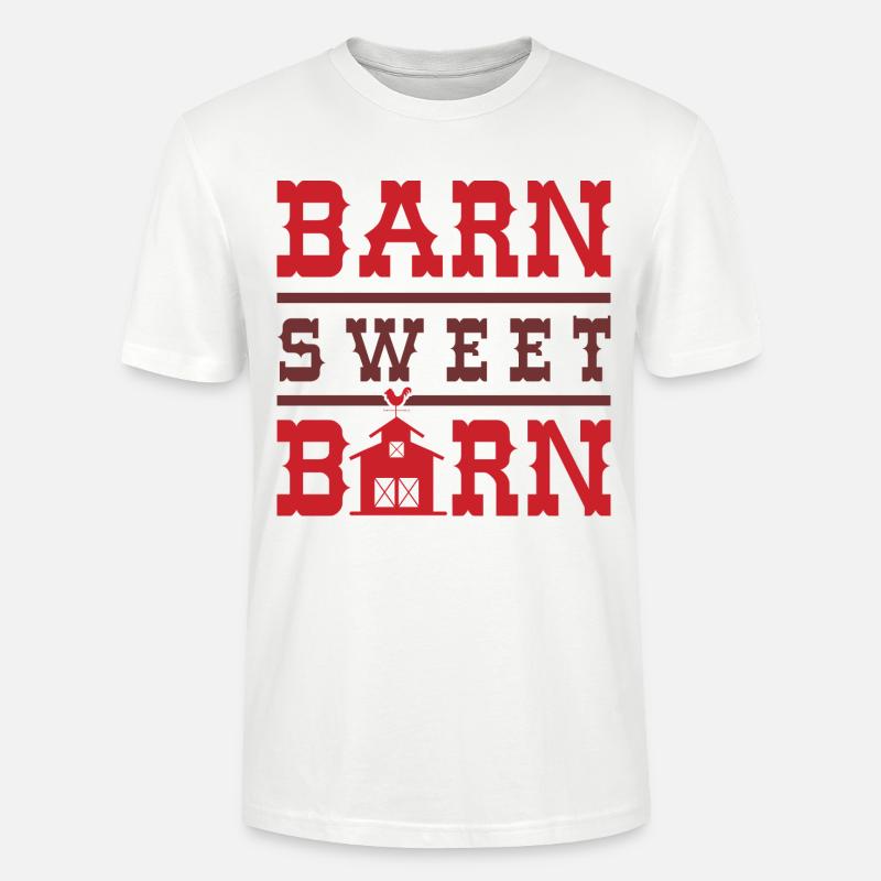 Barn Sweet Barn - Stanley/Stella Unisex Bio-T-Shirt CRAFTER - Weiß