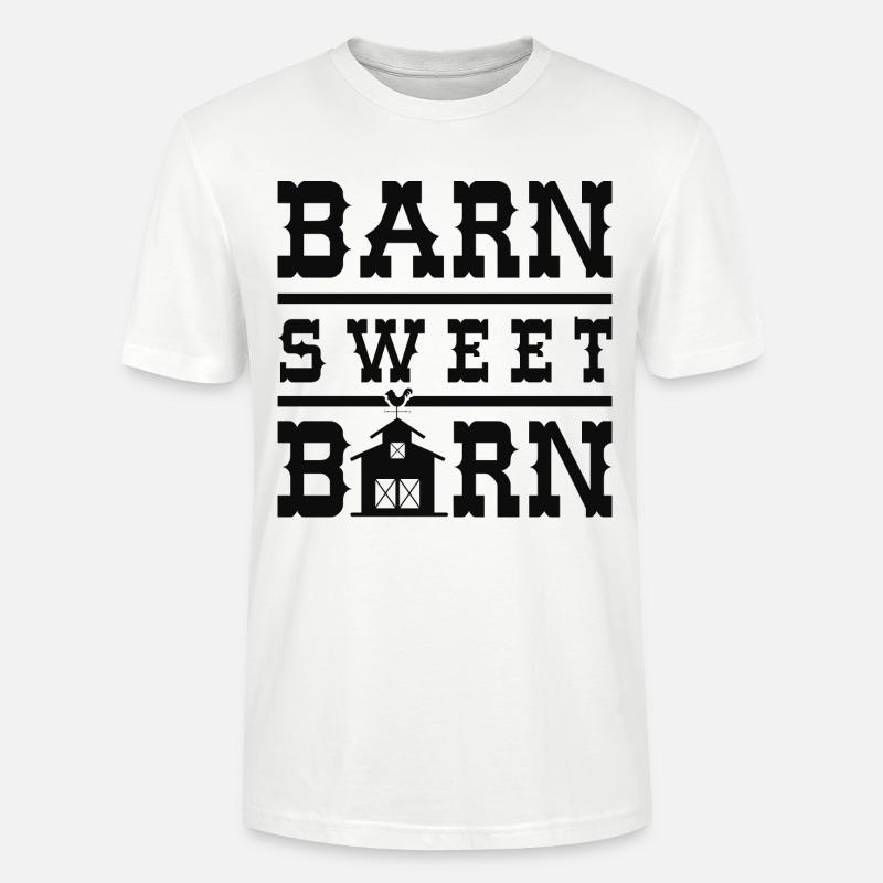 Barn Sweet Barn - Stanley/Stella Unisex Bio-T-Shirt CRAFTER - Weiß
