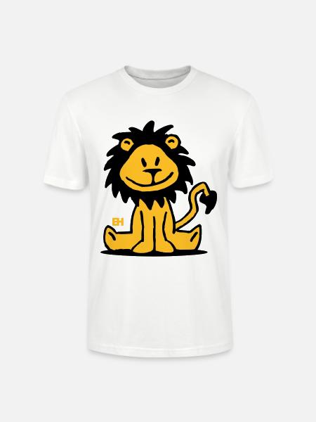 Lion - T-shirt bio CRAFTER Stanley Stella Unisexe - blanc