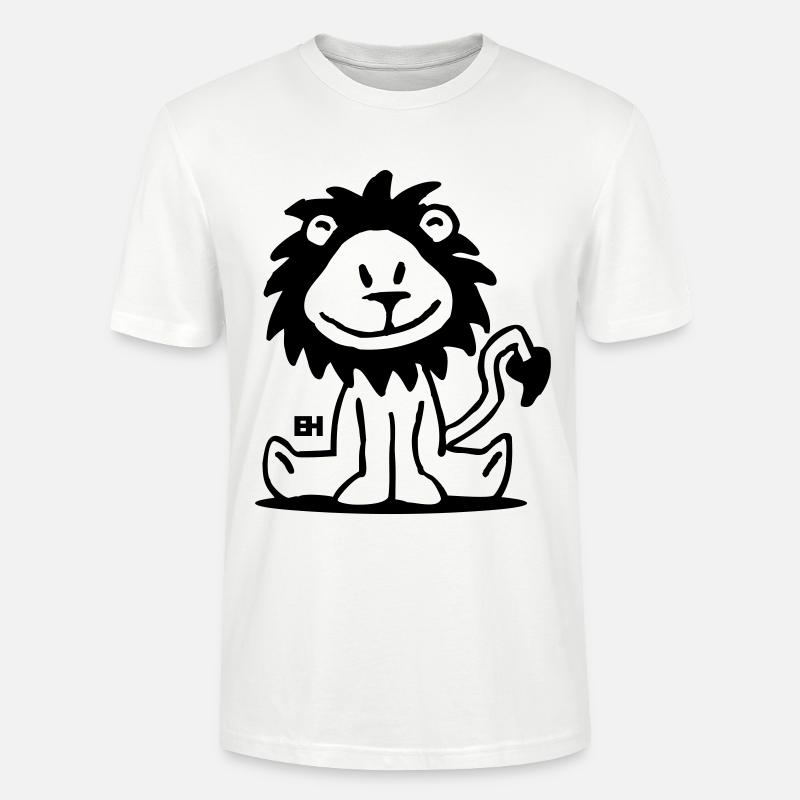 Löwe - Stanley/Stella Unisex Bio-T-Shirt CRAFTER - Weiß