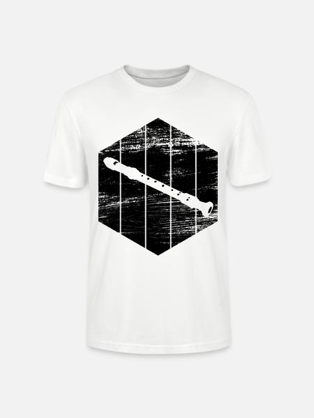 Flûte - T-shirt bio CRAFTER Stanley Stella Unisexe - blanc