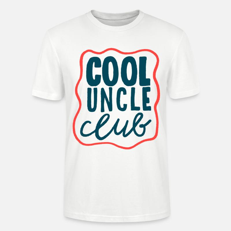 Cool Uncle Club - Déclaration de Cooles - T-shirt bio CRAFTER Stanley Stella Unisexe - blanc