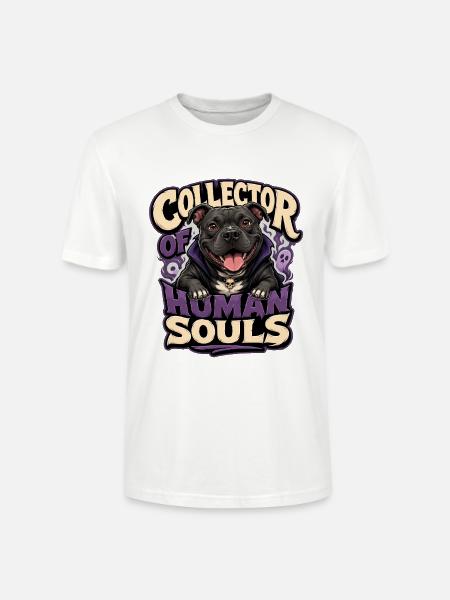 Staffordshire Bull Terrier - Stanley/Stella Unisex Bio-T-Shirt CRAFTER - Weiß
