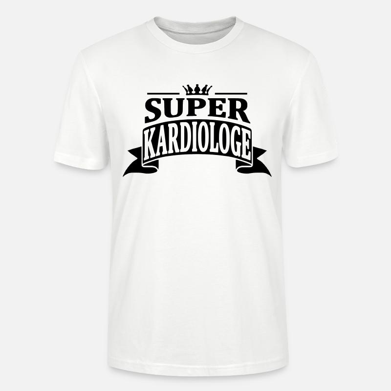 super kardiologe - Stanley/Stella Unisex Bio-T-Shirt CRAFTER - Weiß