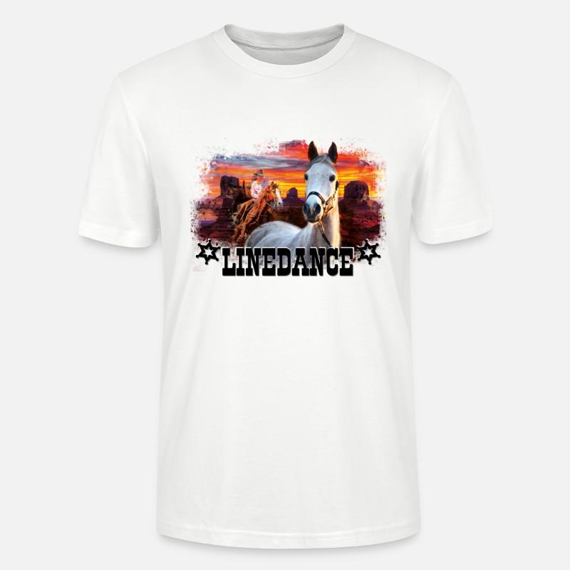 kl_linedance17 - T-shirt bio CRAFTER Stanley Stella Unisexe - blanc