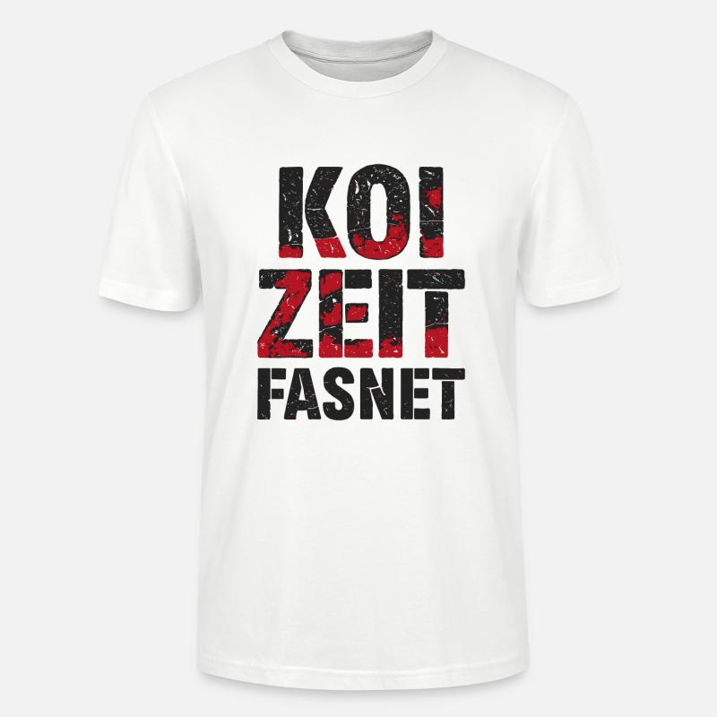 Koi Zeit Fasnet - Carnaval Carnaval - T-shirt bio CRAFTER Stanley Stella Unisexe - blanc