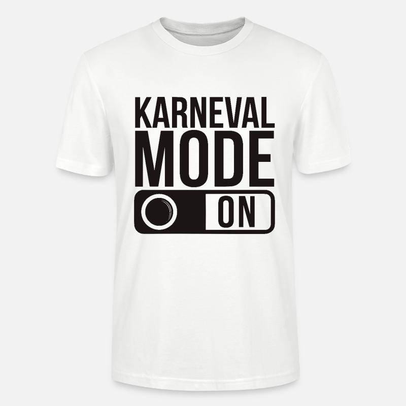 Karneval Mode On Fasching Fasnet - Stanley/Stella Unisex Bio-T-Shirt CRAFTER - Weiß