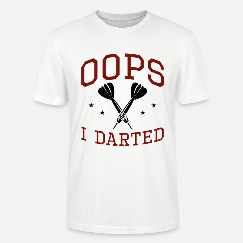 Oops I Darted - Stanley/Stella Unisex Bio-T-Shirt CRAFTER - Weiß