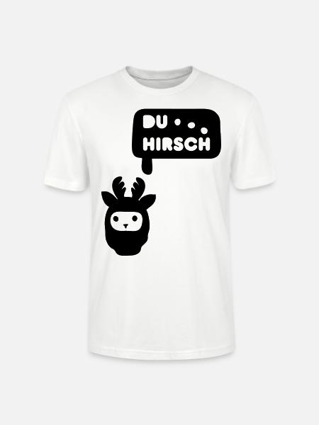 vous Hirsch - T-shirt bio CRAFTER Stanley Stella Unisexe - blanc