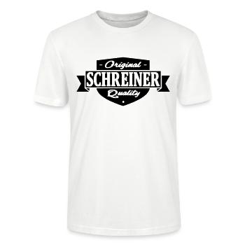 schreiner - Stanley/Stella Unisex Bio-T-Shirt CRAFTER - Weiß - Vorne - Alina (178cm) & Michal (187cm)