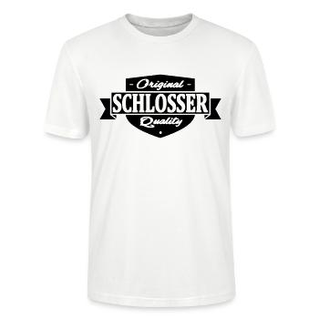 schlosser - Stanley/Stella Unisex Bio-T-Shirt CRAFTER - Weiß - Vorne - Alina (178cm) & Michal (187cm)