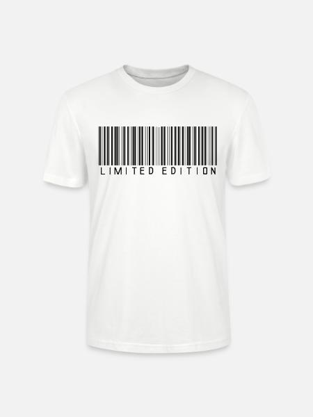 LIMITED EDITION - BARCODE - STRICHCODE - SCANNER - Stanley/Stella CRAFTER Unisex Organic T-Shirt - white