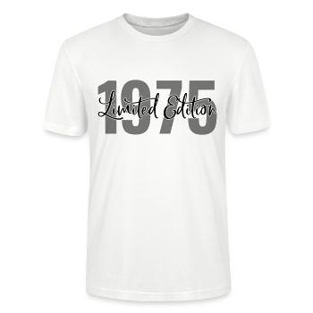 Limited edition 1975 - Stanley/Stella Unisex Bio-T-Shirt CRAFTER - Weiß - Vorne - Alina (178cm) & Michal (187cm)