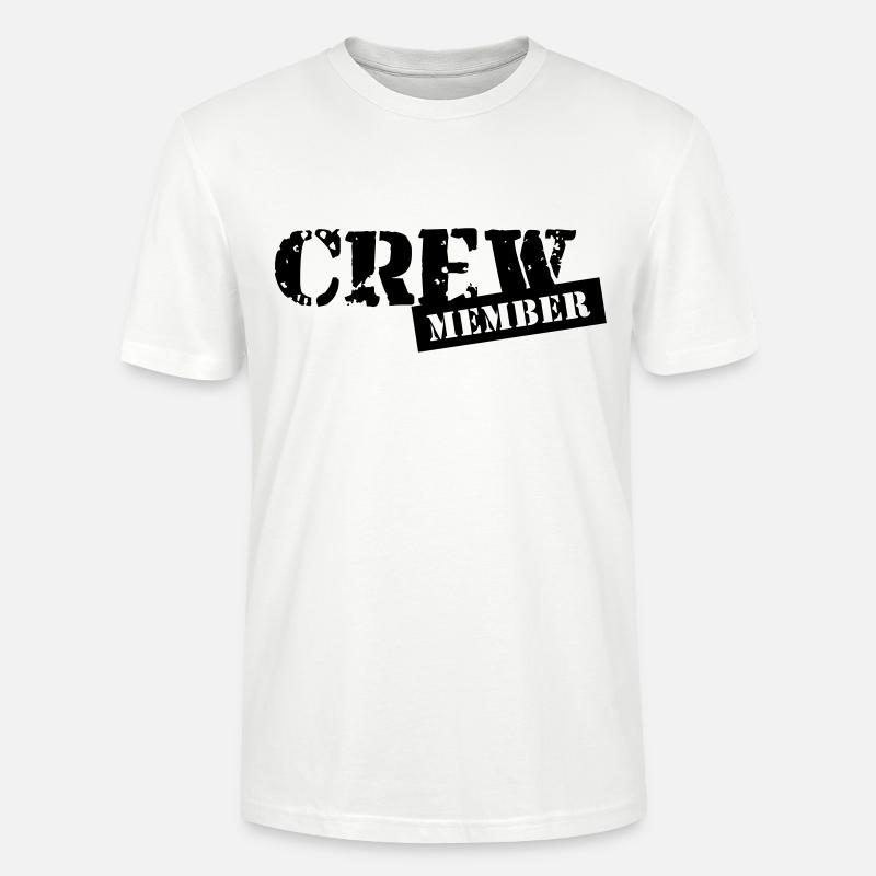 crew member - Stanley/Stella Unisex Bio-T-Shirt CRAFTER - Weiß