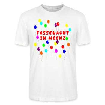 Fassenacht in Meenz Mainz Fasching Fastnacht Helau - Stanley/Stella Unisex Bio-T-Shirt CRAFTER - Weiß - Vorne - Alina (178cm) & Michal (187cm)