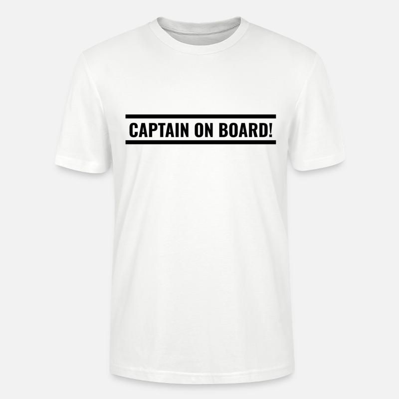 Captain on Board! - Stanley/Stella Unisex Bio-T-Shirt CRAFTER - Weiß