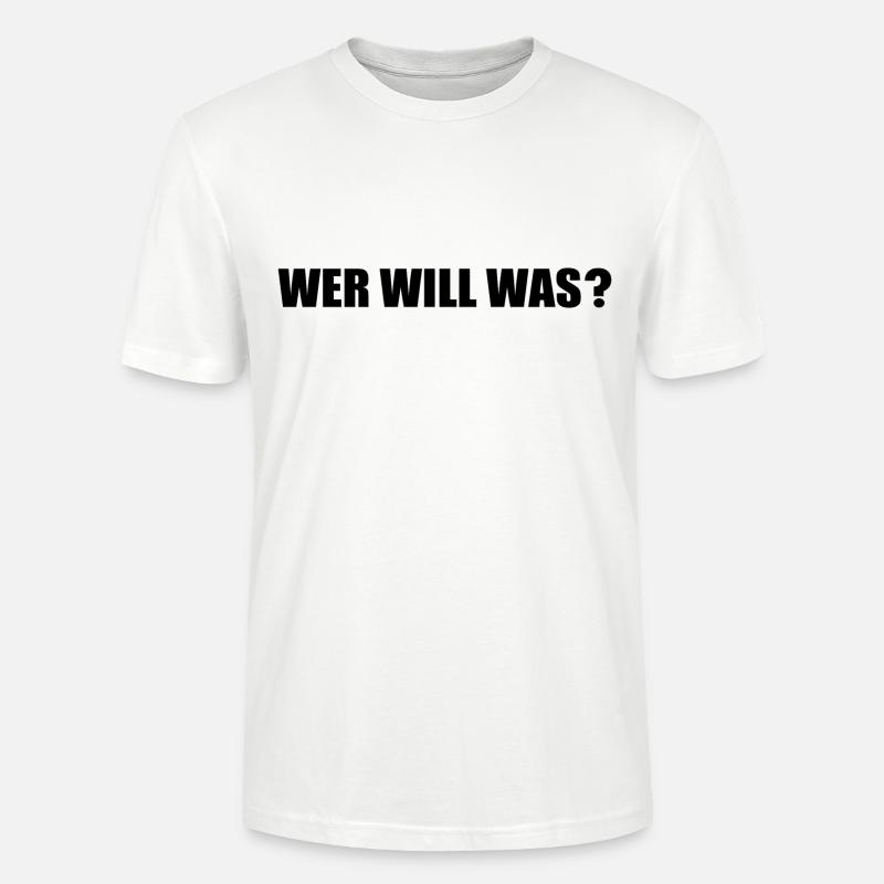 Wer will was - Stanley/Stella Unisex Bio-T-Shirt CRAFTER - Weiß