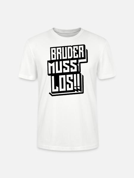Bruder muss los - Stanley/Stella Unisex Bio-T-Shirt CRAFTER - Weiß