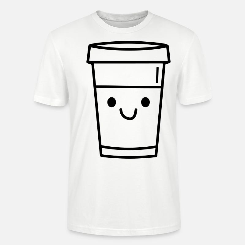Kaffeebecher - Stanley/Stella Unisex Bio-T-Shirt CRAFTER - Weiß