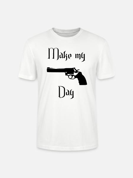 make my day - Stanley/Stella Unisex Bio-T-Shirt CRAFTER - Weiß
