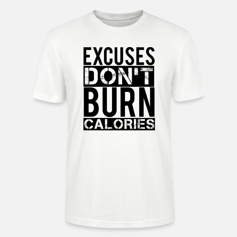 Excuses - Stanley/Stella Unisex Bio-T-Shirt CRAFTER - Weiß