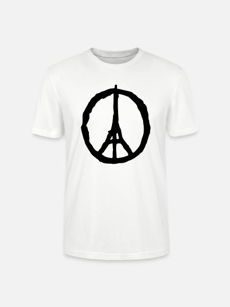 peace paris - Stanley/Stella Unisex Bio-T-Shirt CRAFTER - Weiß