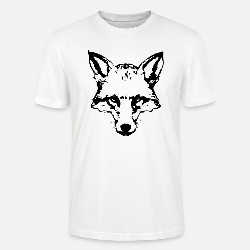 fox_head - Stanley/Stella Unisex Bio-T-Shirt CRAFTER - Weiß