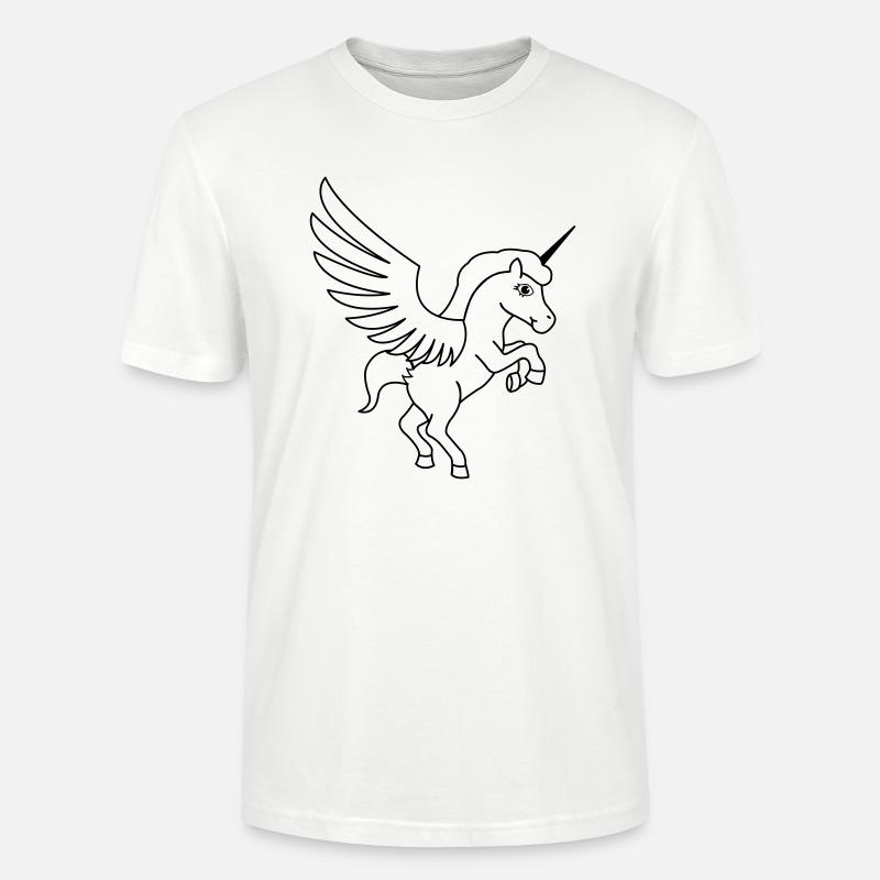 einhorn_maerchen_01 - Stanley/Stella Unisex Bio-T-Shirt CRAFTER - Weiß