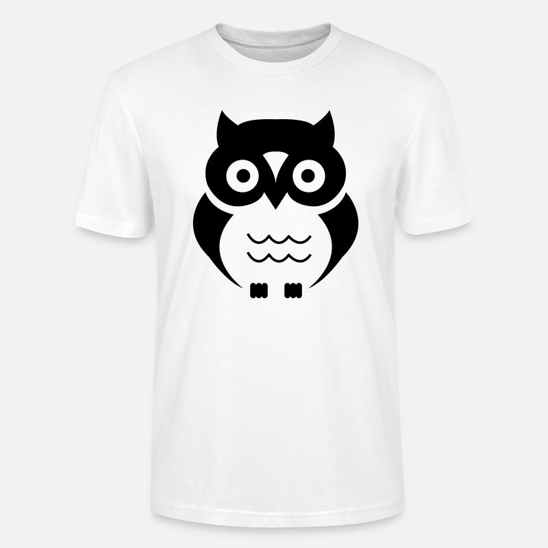 eule - Stanley/Stella Unisex Bio-T-Shirt CRAFTER - Weiß