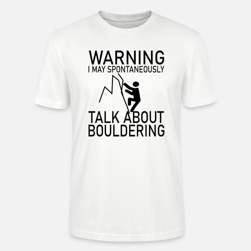 Escalade de bloc - T-shirt bio CRAFTER Stanley Stella Unisexe - blanc