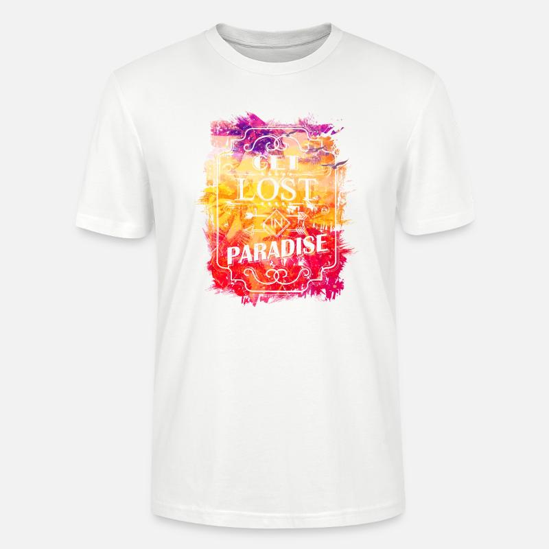 Get Lost in Paradise - Stanley/Stella Unisex Bio-T-Shirt CRAFTER - Weiß