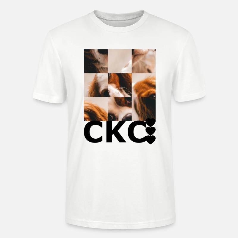 Cavalier King Charles - Stanley/Stella Unisex Bio-T-Shirt CRAFTER - Weiß