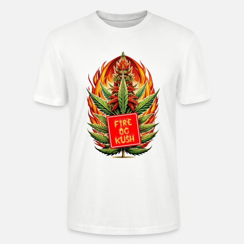 Fire Og Kush - Stanley/Stella Unisex Bio-T-Shirt CRAFTER - Weiß