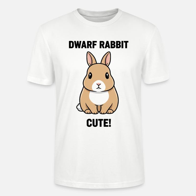 Dwarf Rabbit Dwarf Cute Rabbit Fetish - Stanley/Stella CRAFTER Unisex Organic T-Shirt - white
