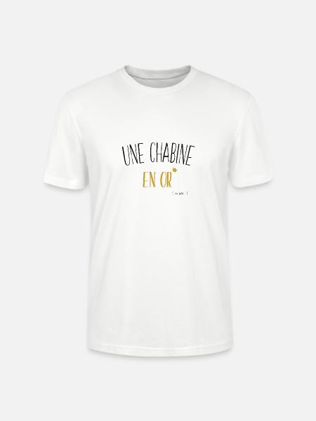 une chabine en or - T-shirt bio CRAFTER Stanley Stella Unisexe - blanc