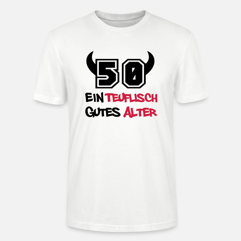 teuflische_50 - Stanley/Stella Unisex Bio-T-Shirt CRAFTER - Weiß