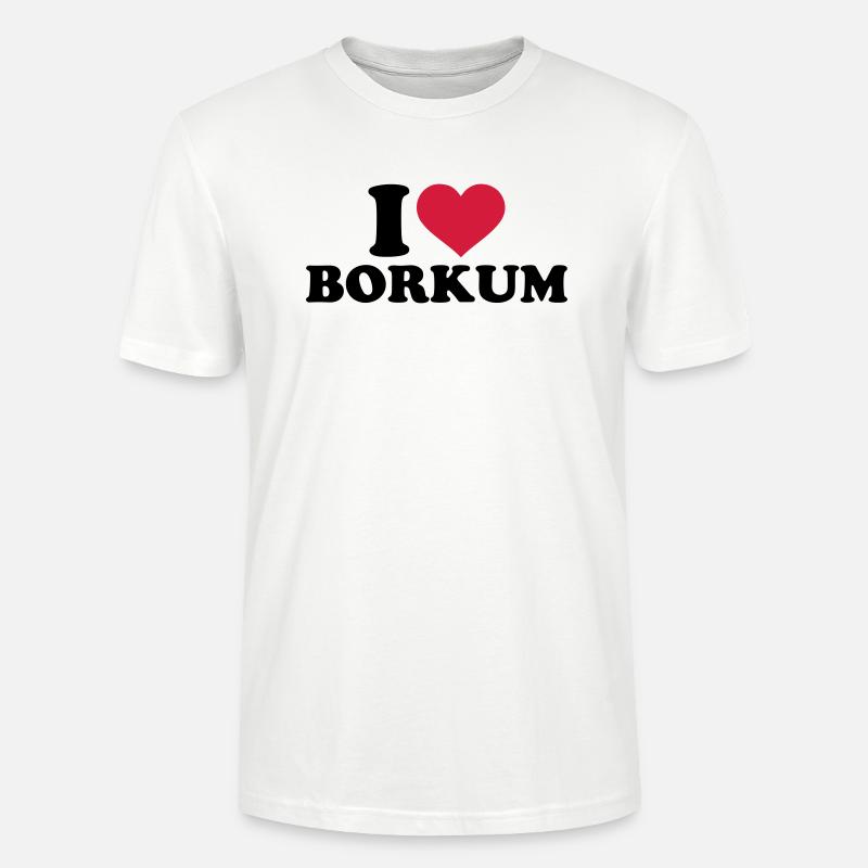 Borkum - Stanley/Stella Unisex Bio-T-Shirt CRAFTER - Weiß