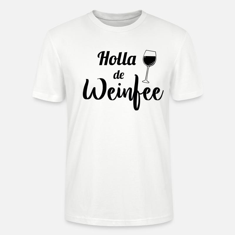 Holla de Weinfee - Stanley/Stella Unisex Bio-T-Shirt CRAFTER - Weiß