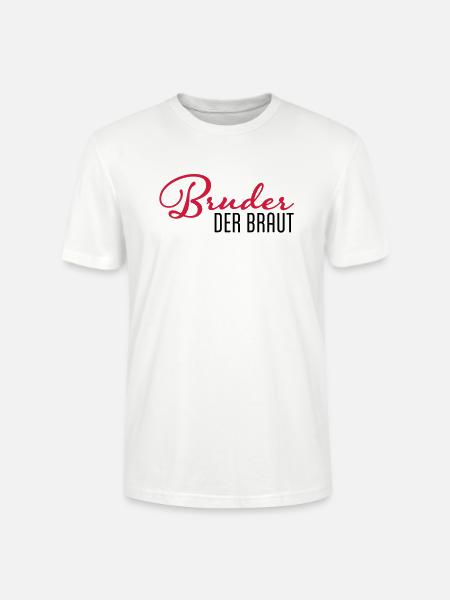 bruder der braut - Stanley/Stella Unisex Bio-T-Shirt CRAFTER - Weiß