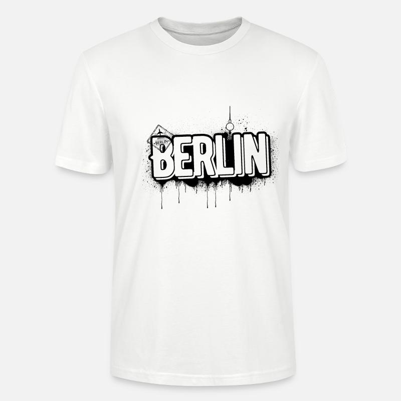 Logo Berlin - Stanley/Stella Unisex Bio-T-Shirt CRAFTER - Weiß