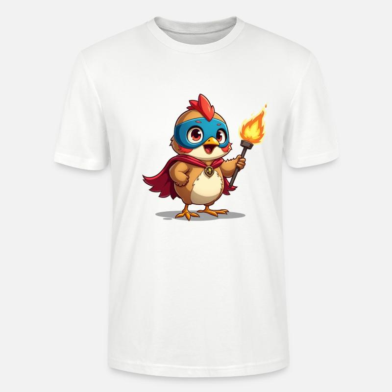 Flying Hero: Sparrow Savior - Stanley/Stella Unisex Bio-T-Shirt CRAFTER - Weiß