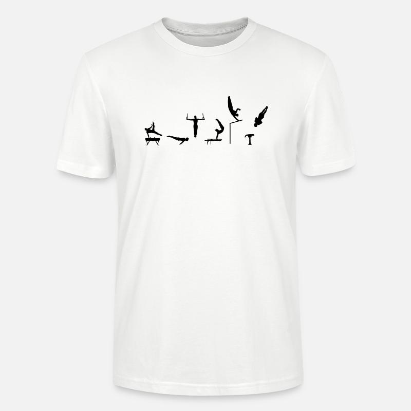 Turnen, Turner, Kunstturnen - Stanley/Stella Unisex Bio-T-Shirt CRAFTER - Weiß