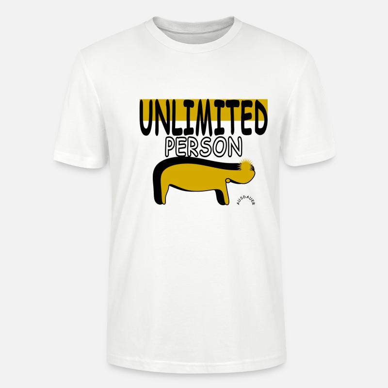 Motivation UP Ausdauer - Stanley/Stella Unisex Bio-T-Shirt CRAFTER - Weiß