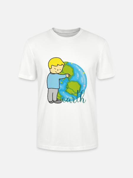 Erde Frieden - Stanley/Stella Unisex Bio-T-Shirt CRAFTER - Weiß